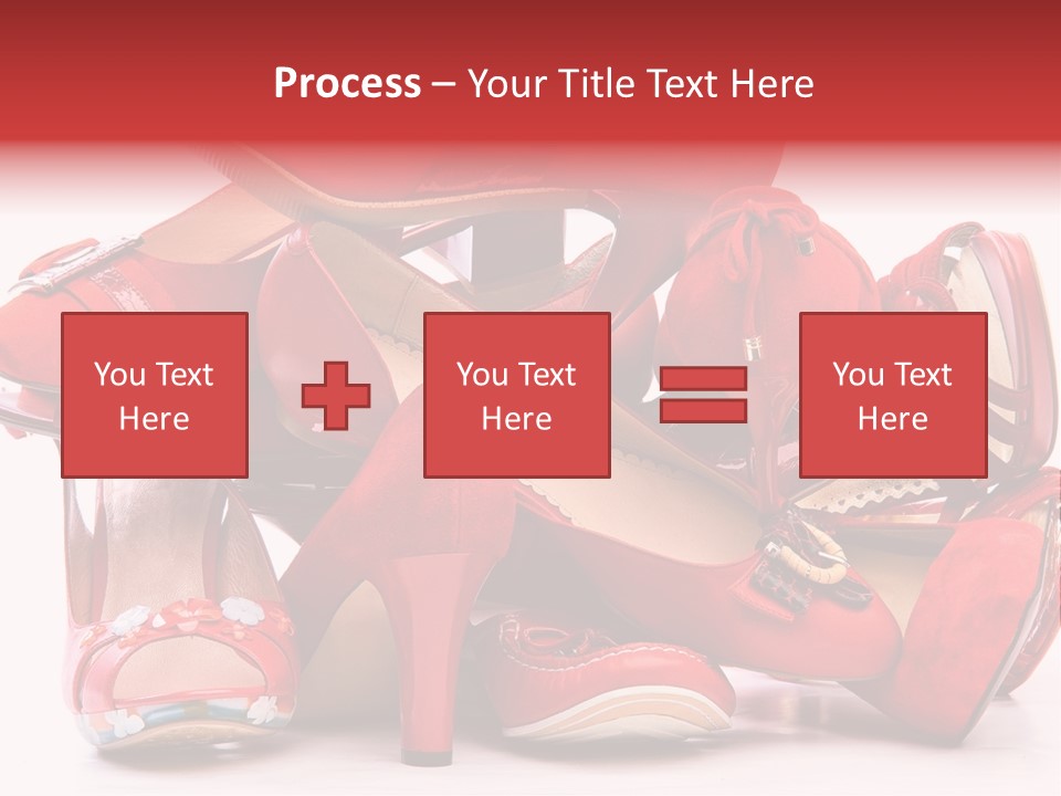 Piled Shoes PowerPoint Template
