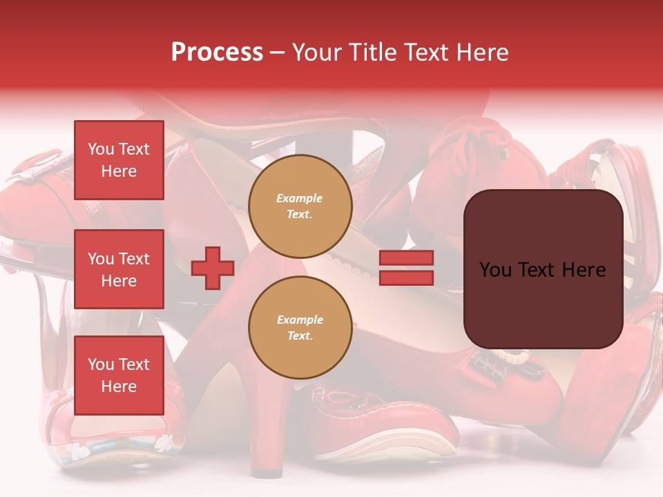 Piled Shoes PowerPoint Template