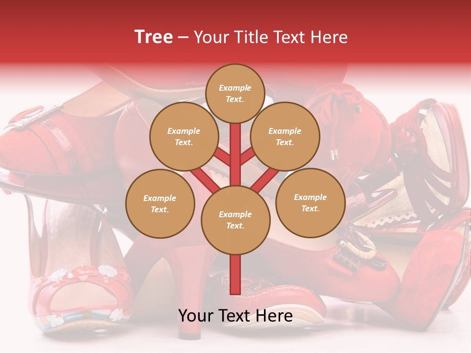 Piled Shoes PowerPoint Template