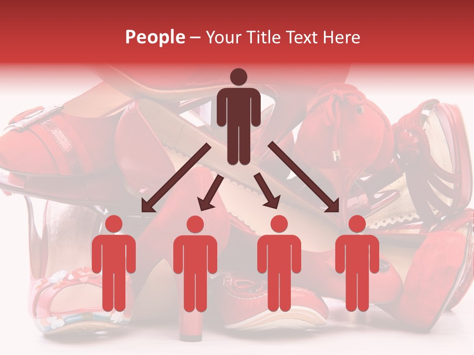 Piled Shoes PowerPoint Template