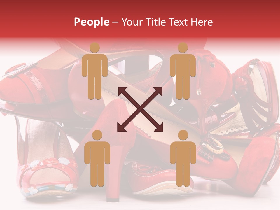 Piled Shoes PowerPoint Template