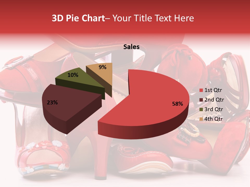 Piled Shoes PowerPoint Template