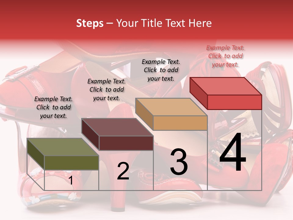 Piled Shoes PowerPoint Template