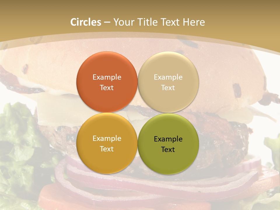 Food Cheeseburger Beef PowerPoint Template