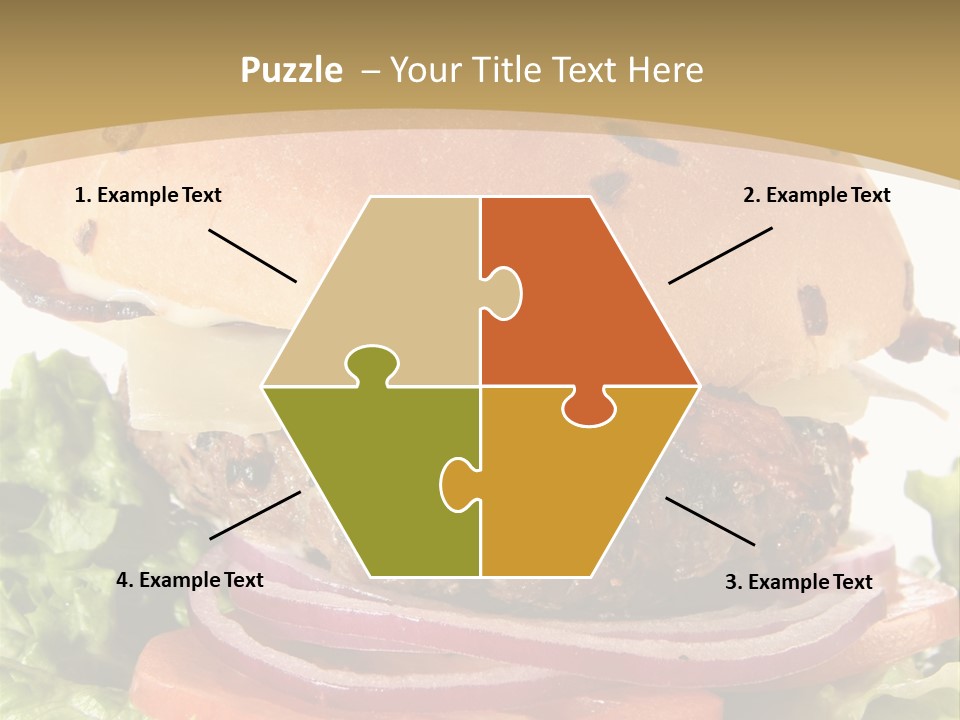 Food Cheeseburger Beef PowerPoint Template