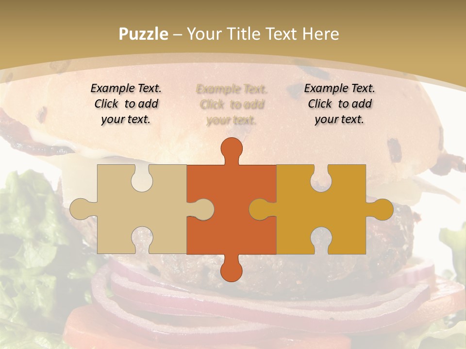 Food Cheeseburger Beef PowerPoint Template