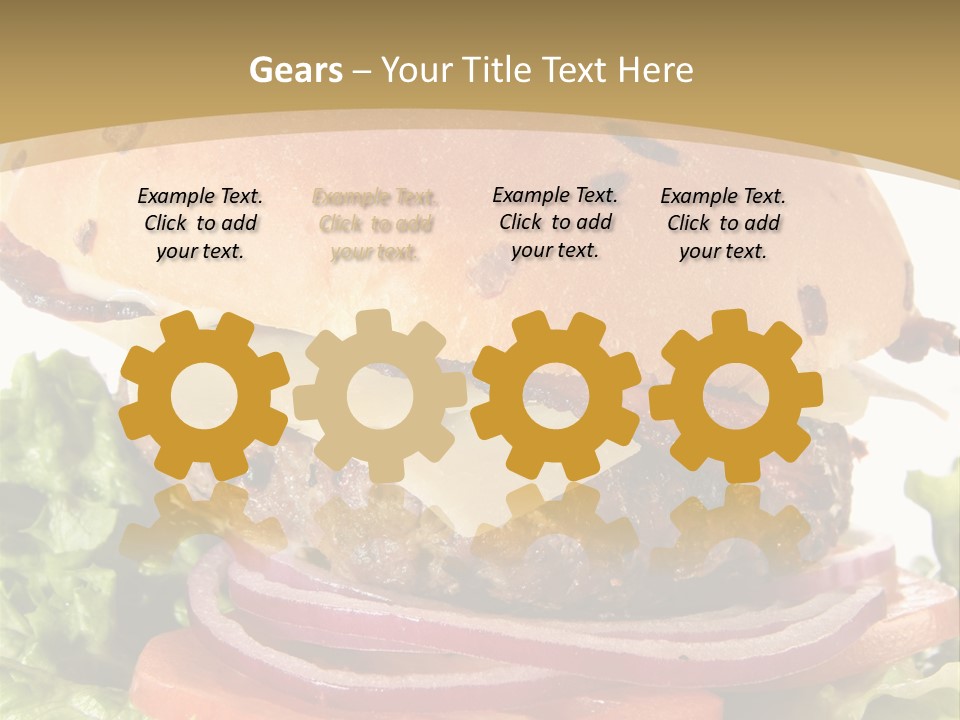 Food Cheeseburger Beef PowerPoint Template