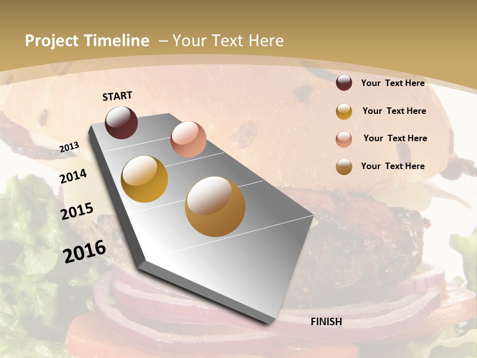 Food Cheeseburger Beef PowerPoint Template