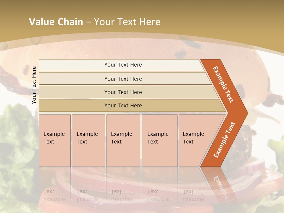 Food Cheeseburger Beef PowerPoint Template