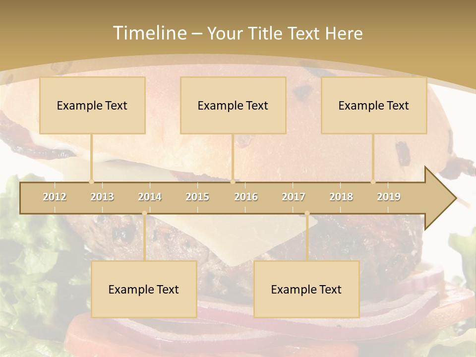 Food Cheeseburger Beef PowerPoint Template
