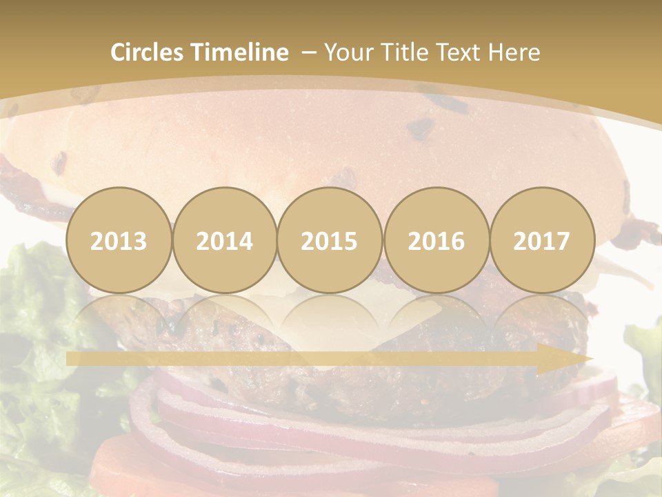 Food Cheeseburger Beef PowerPoint Template