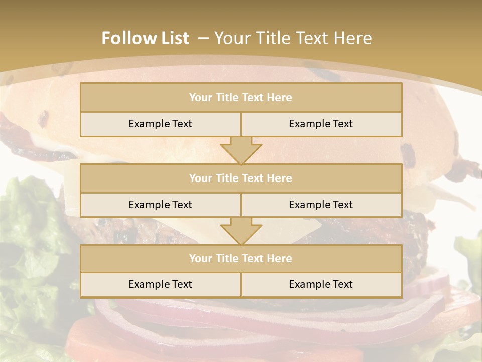 Food Cheeseburger Beef PowerPoint Template