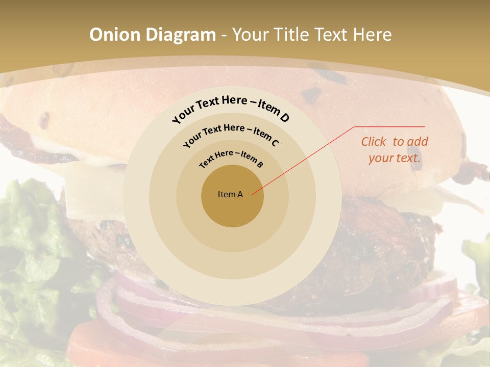 Food Cheeseburger Beef PowerPoint Template