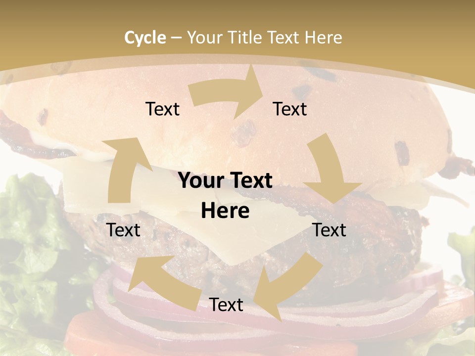 Food Cheeseburger Beef PowerPoint Template