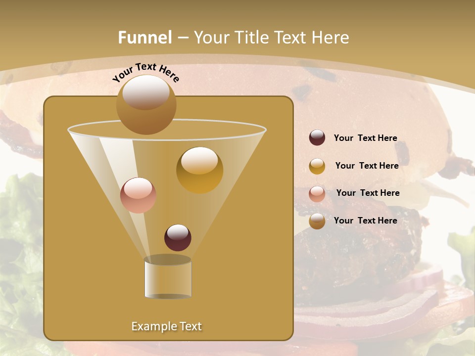 Food Cheeseburger Beef PowerPoint Template