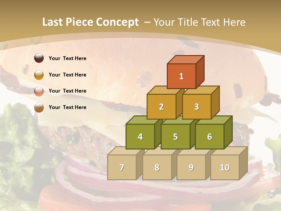 Food Cheeseburger Beef PowerPoint Template