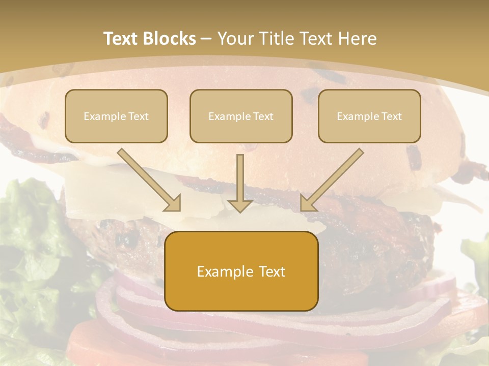 Food Cheeseburger Beef PowerPoint Template