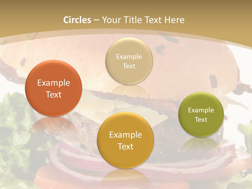 Food Cheeseburger Beef PowerPoint Template