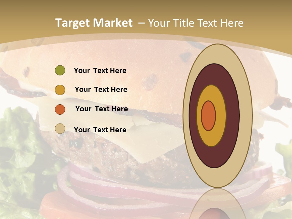 Food Cheeseburger Beef PowerPoint Template