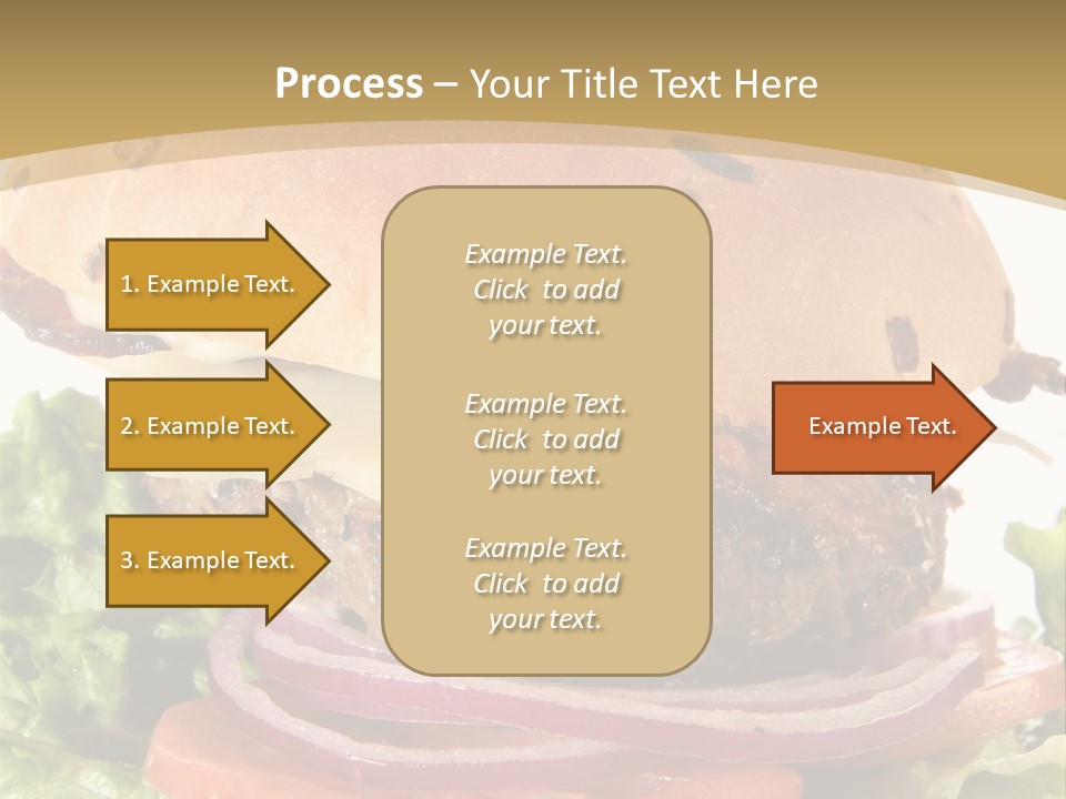 Food Cheeseburger Beef PowerPoint Template