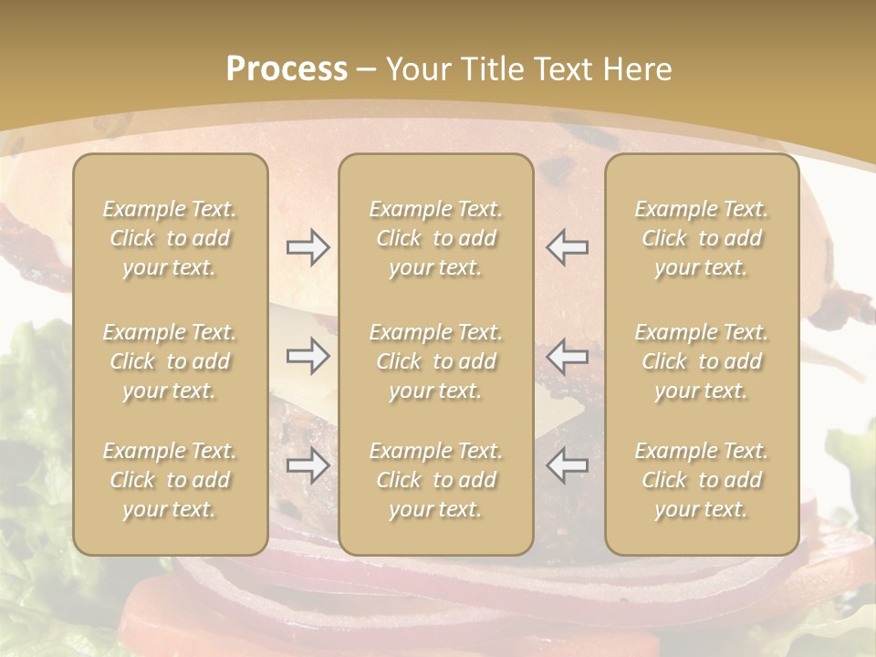 Food Cheeseburger Beef PowerPoint Template