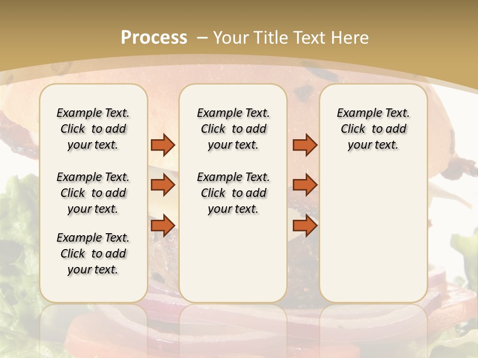 Food Cheeseburger Beef PowerPoint Template