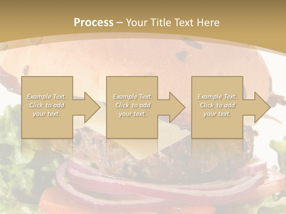 Food Cheeseburger Beef PowerPoint Template