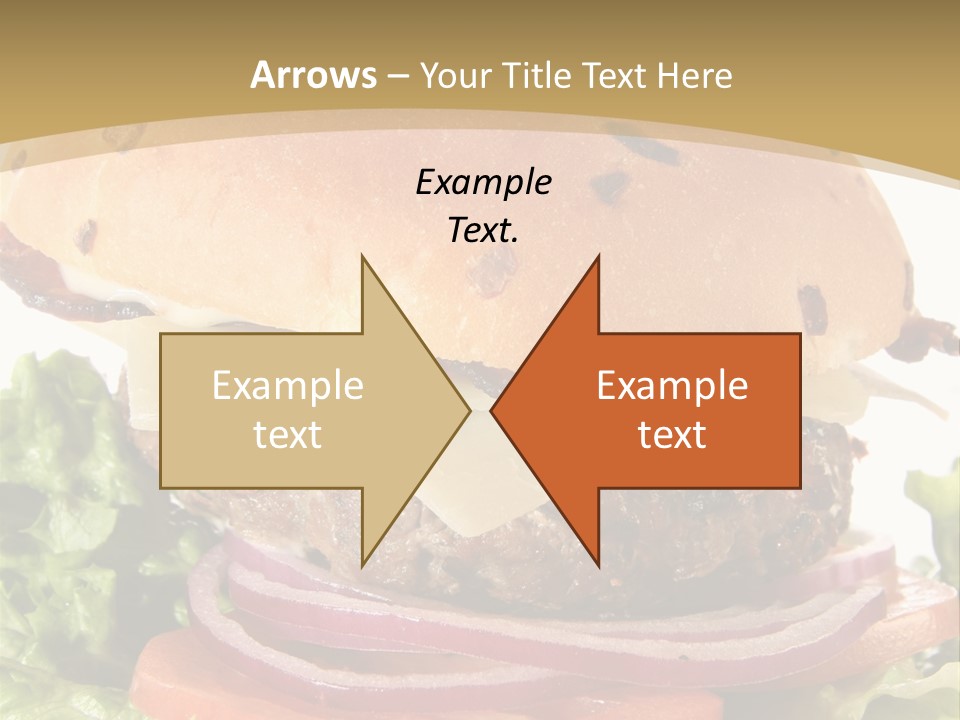 Food Cheeseburger Beef PowerPoint Template