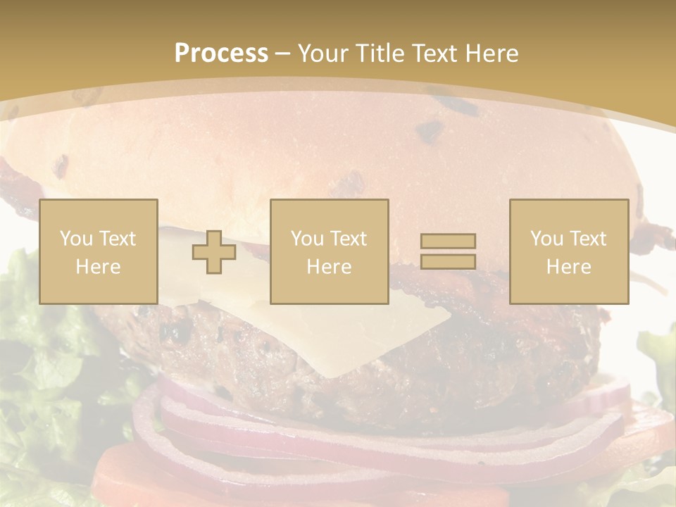 Food Cheeseburger Beef PowerPoint Template