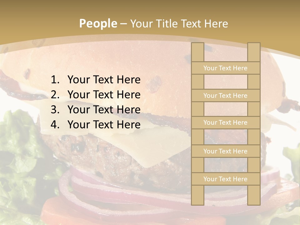 Food Cheeseburger Beef PowerPoint Template