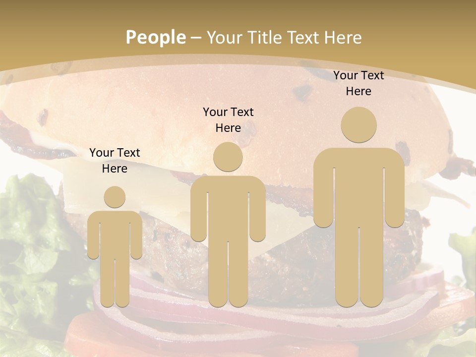 Food Cheeseburger Beef PowerPoint Template