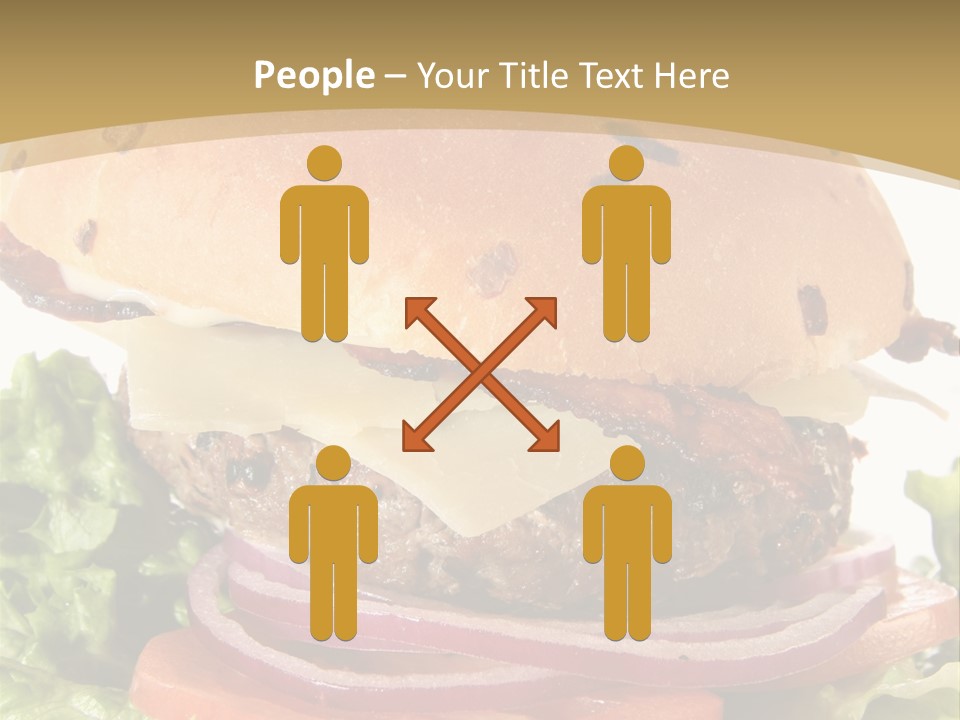 Food Cheeseburger Beef PowerPoint Template