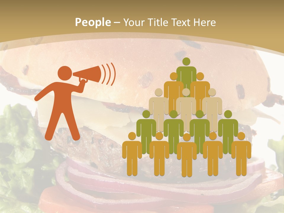 Food Cheeseburger Beef PowerPoint Template