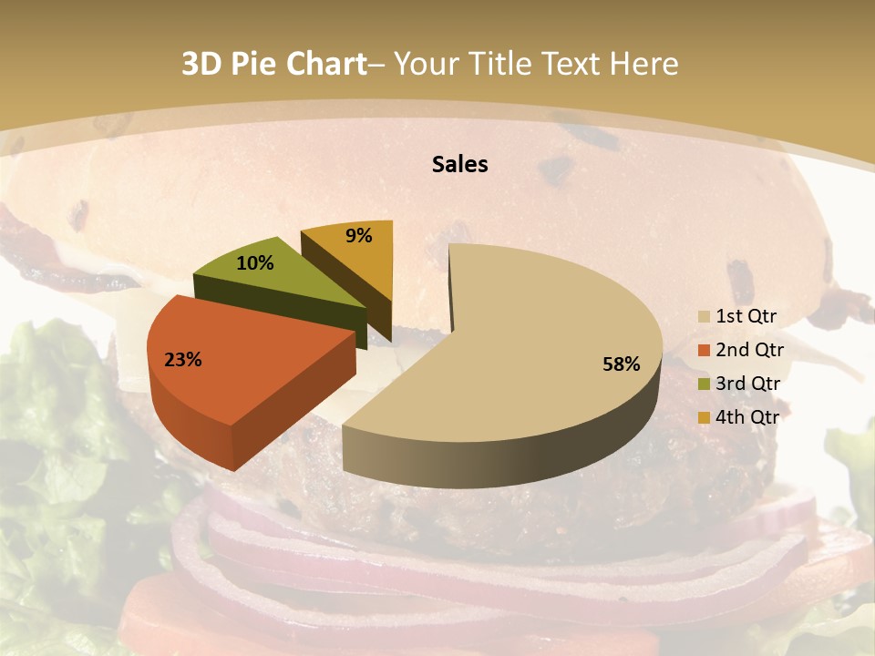 Food Cheeseburger Beef PowerPoint Template