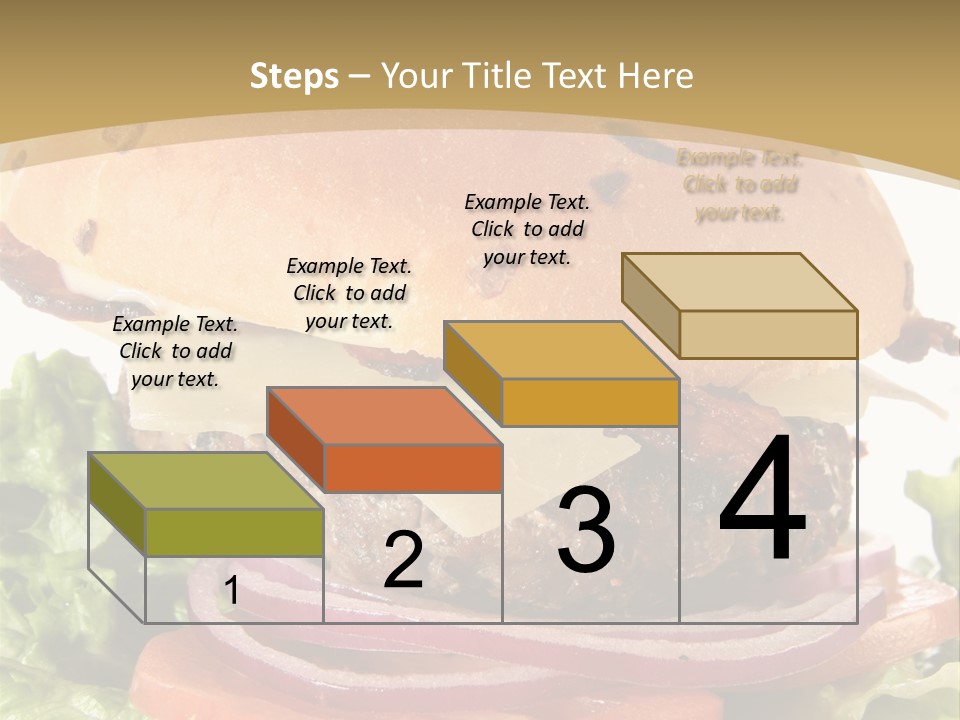 Food Cheeseburger Beef PowerPoint Template