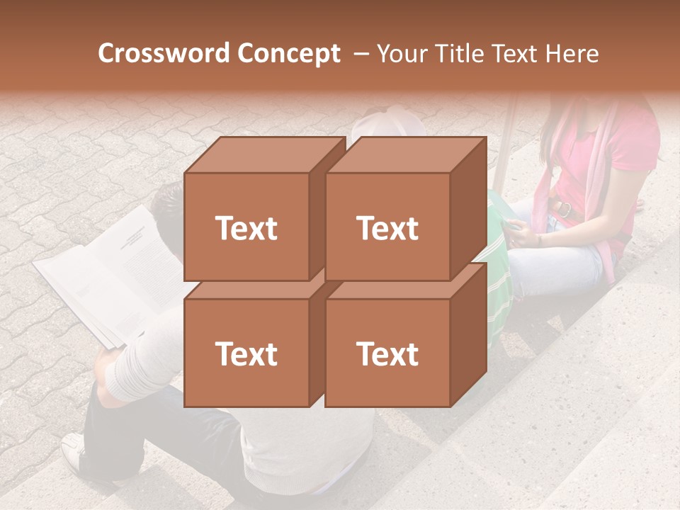 College Sunglasses Cap PowerPoint Template