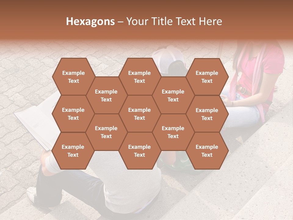 College Sunglasses Cap PowerPoint Template