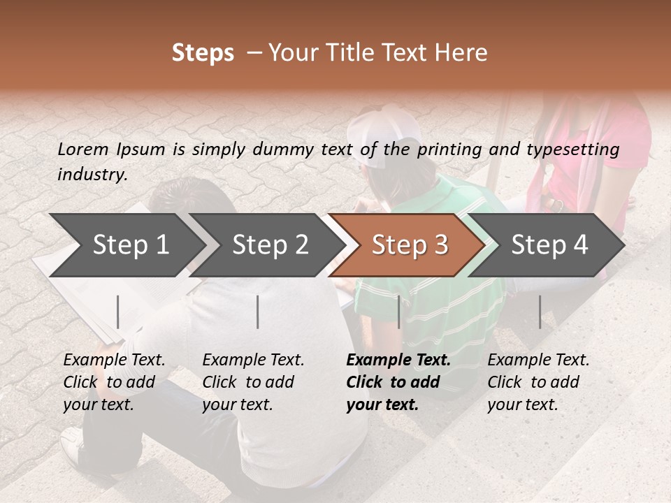 College Sunglasses Cap PowerPoint Template