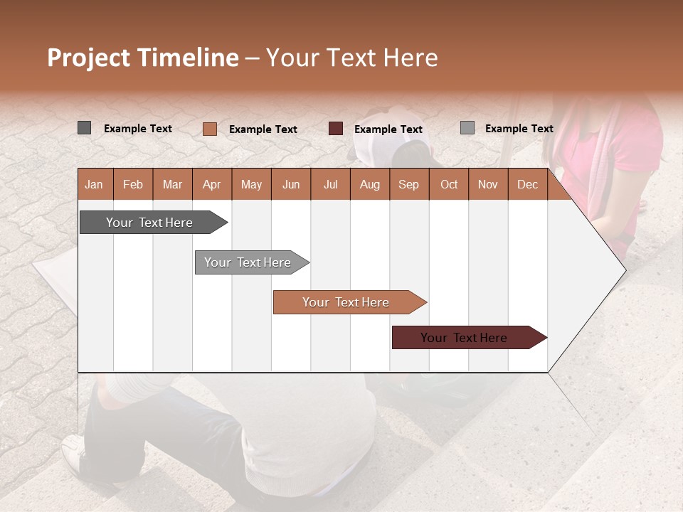 College Sunglasses Cap PowerPoint Template