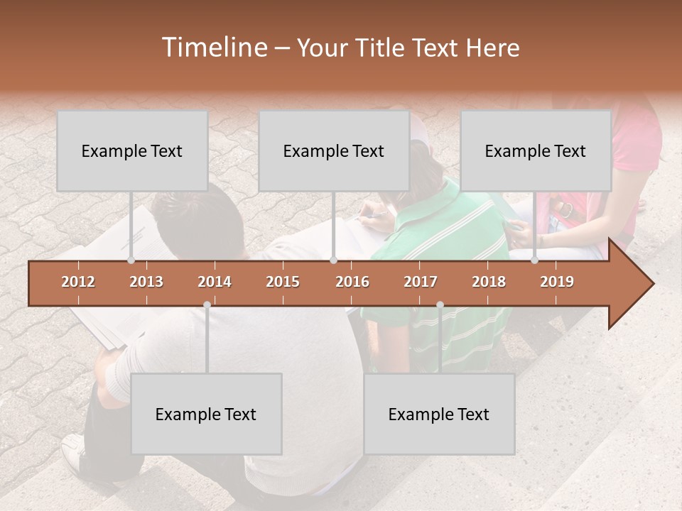 College Sunglasses Cap PowerPoint Template