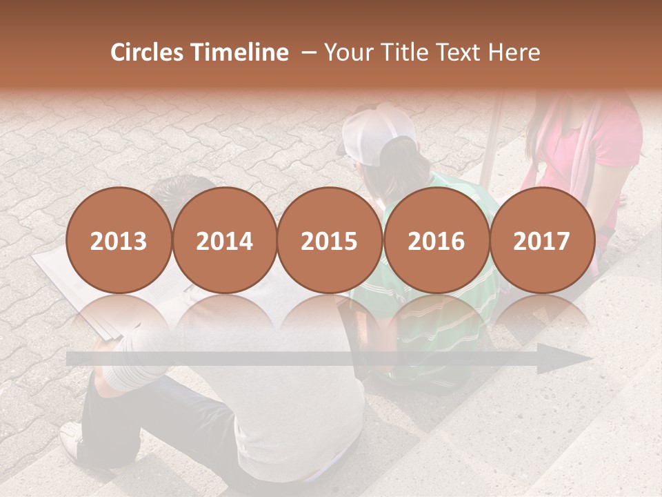 College Sunglasses Cap PowerPoint Template