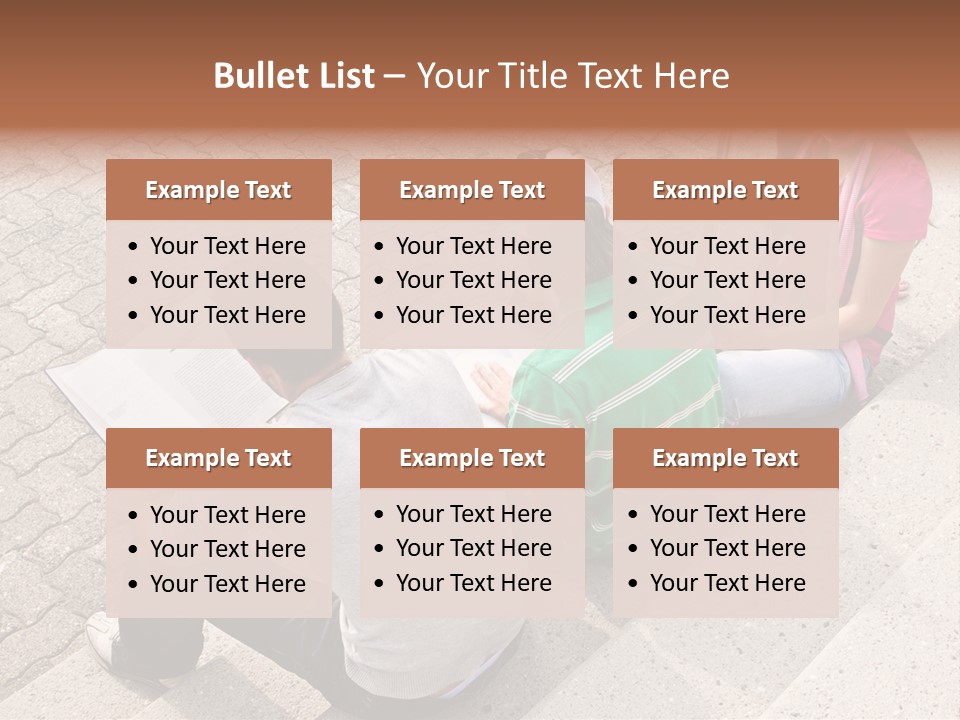 College Sunglasses Cap PowerPoint Template