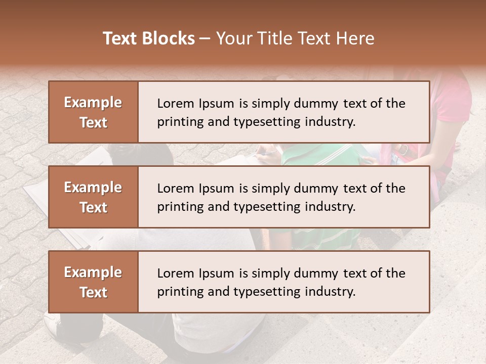 College Sunglasses Cap PowerPoint Template