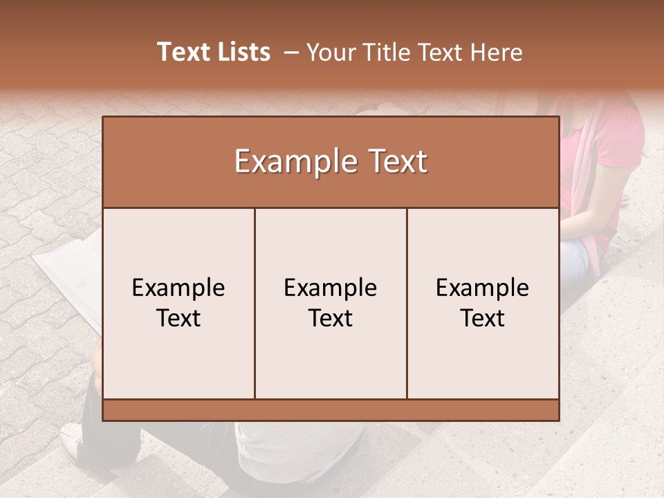 College Sunglasses Cap PowerPoint Template