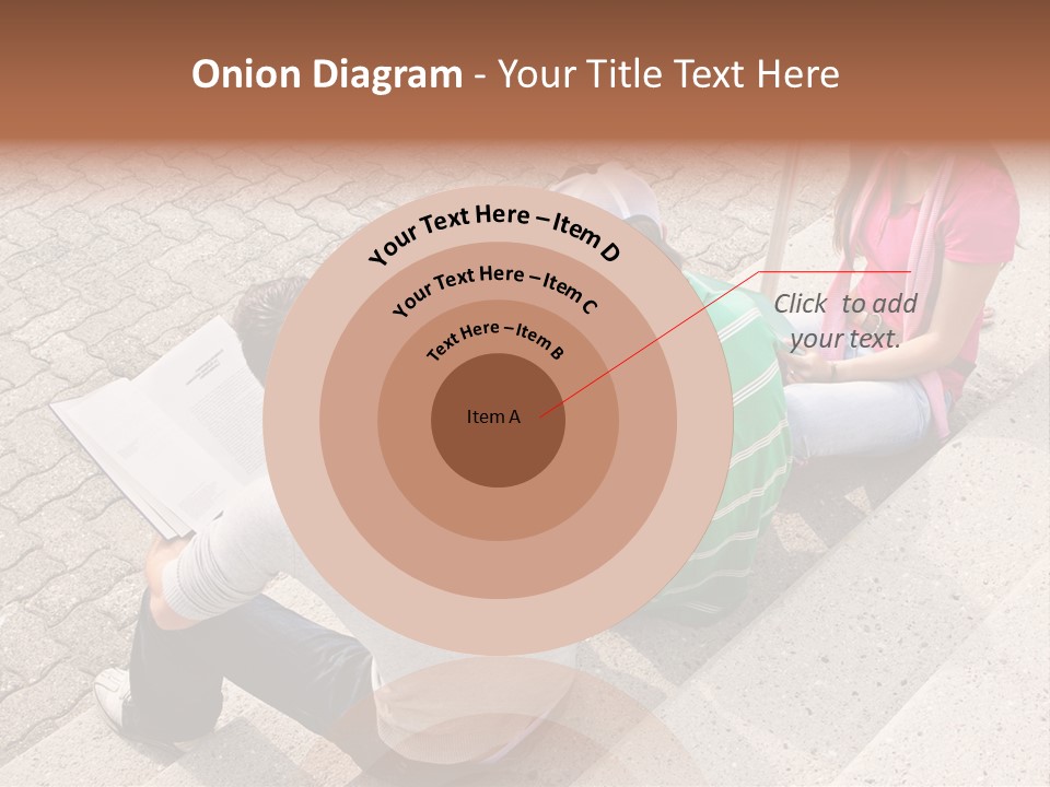 College Sunglasses Cap PowerPoint Template