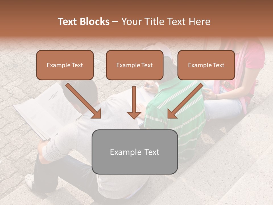 College Sunglasses Cap PowerPoint Template