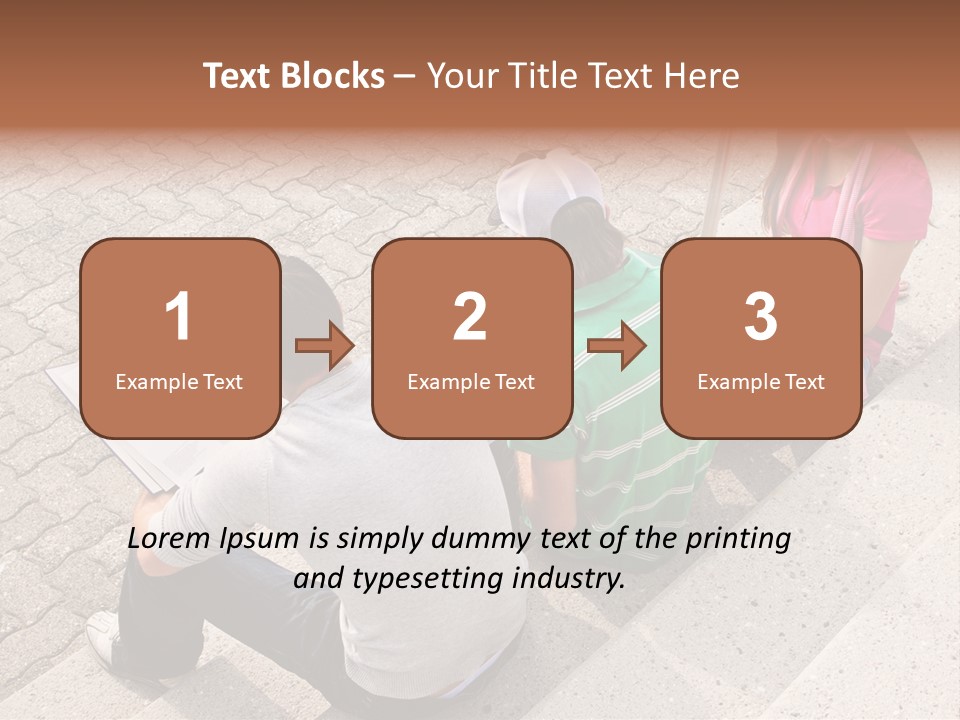 College Sunglasses Cap PowerPoint Template
