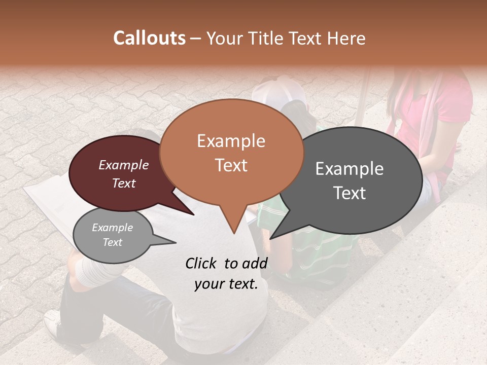 College Sunglasses Cap PowerPoint Template