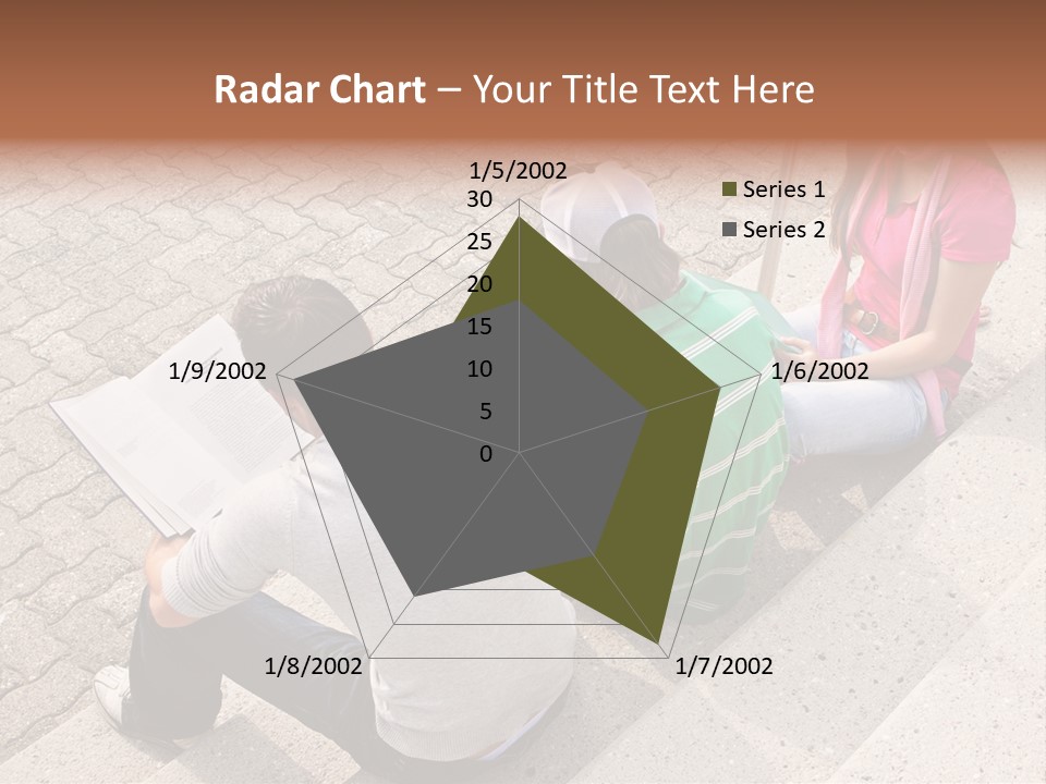 College Sunglasses Cap PowerPoint Template