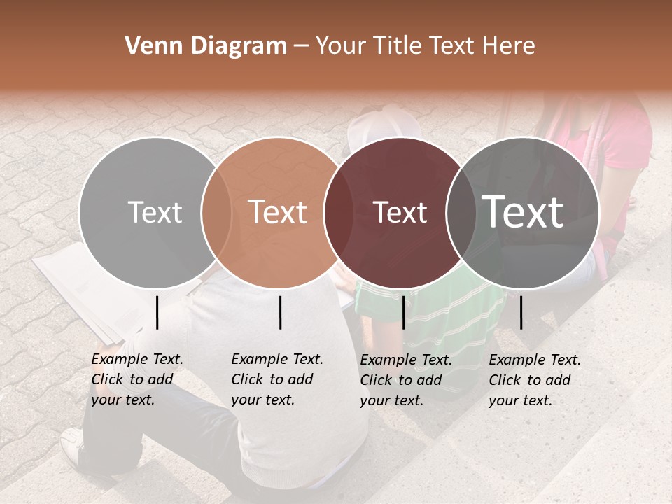 College Sunglasses Cap PowerPoint Template